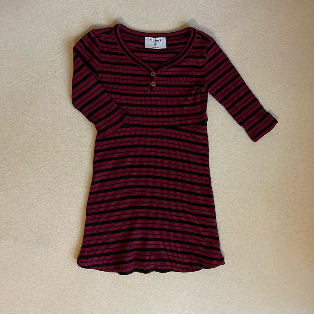 Holiday black and red dress